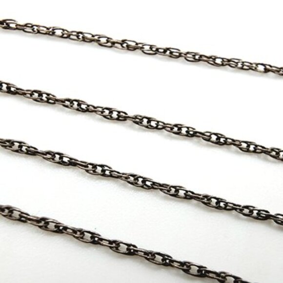 Vintage 1968 Class Graduation Sterling Silver Charm on Twisted Rope Chain - Picture 6 of 8